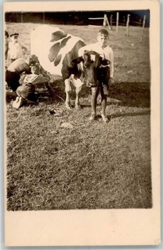 1928 - Kinder mit Kuh