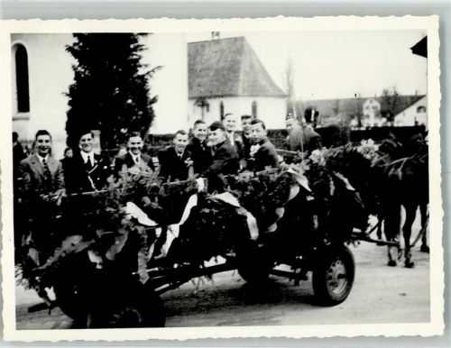 9545 Wängi Foto AK Kirche Ort handschriftlich