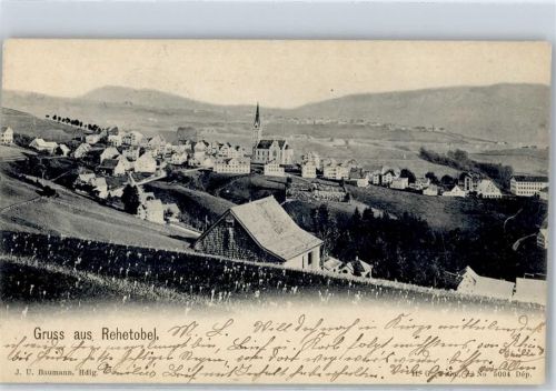 9038 Rehetobel 1902 - Kirche