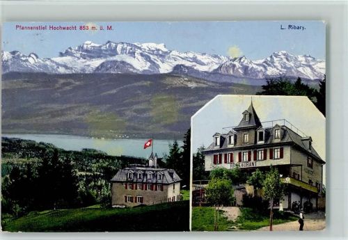 Pfannenstiel - 1913 Gasthaus Kurhaus Hochwacht