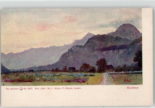 6085 Hasliberg Künstlerkarte Haskithal