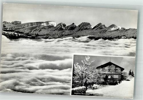8496 Steg im Tösstal 1961 Winter Gasthaus Hörnli-Kulm