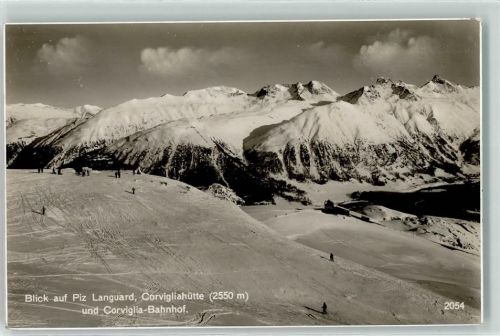 Corviglia - Piz Languard Corviglia Bahnhof Hütte