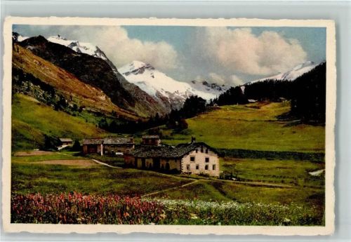 7515 Sils/Segl Baselgia - Platta am Eingang ins romantische Fextal