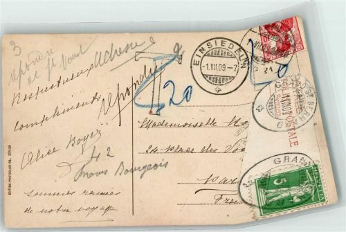 Grand St Bernard 1909 - Nachgebühr Luzern