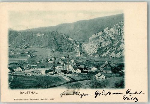4710 Balsthal 1903 Foto AK