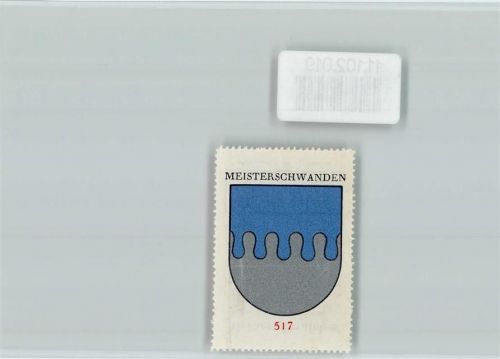 5616 Meisterschwanden - Vignette Wappen Kaffee Hag ca 1920-1940