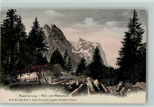 3860 Rosenlaui - Rosenlauiweg Well- und Wetterhorn