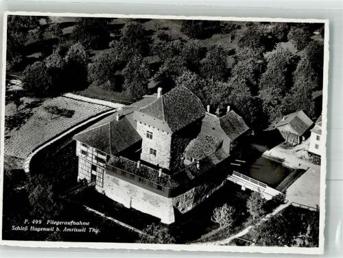 8580 Amriswil Foto AK Fliegeraufnahme Schloss Hagenwil