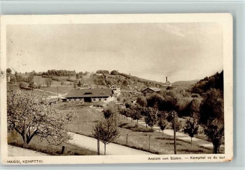 8307 Oberkempttal Effretikon 1925 - Maggi Mühlenbetrieb - Ansicht von Süden, gute Erhaltung, kleine Stempelspur AK