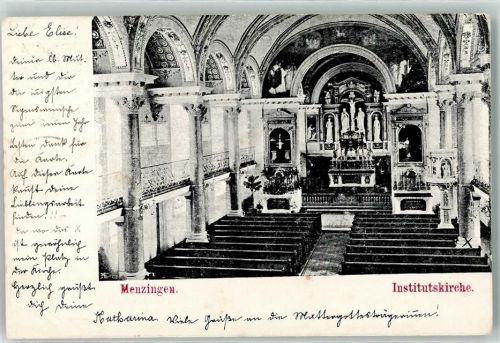 6313 Menzingen 1902 - Institutskirche Inneres