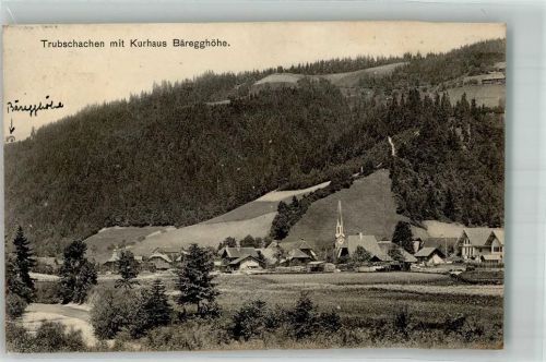 3555 Trubschachen 1916 Foto AK Hotel Kurhaus Bäregghöhe