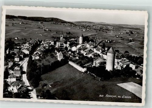 1680 Romont FR Foto AK Fliegeraufnahme