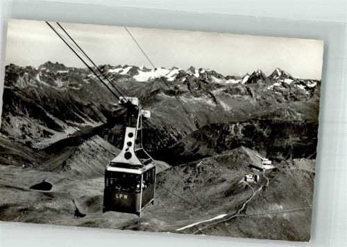 Weissfluh Foto AK Seilbahn Weissfluhipfelbahn