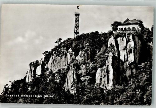 Gempenfluh Foto AK Gasthaus Gempenfluh Aussichtsturm