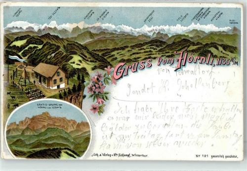 Hörnli 1903 Lithographie