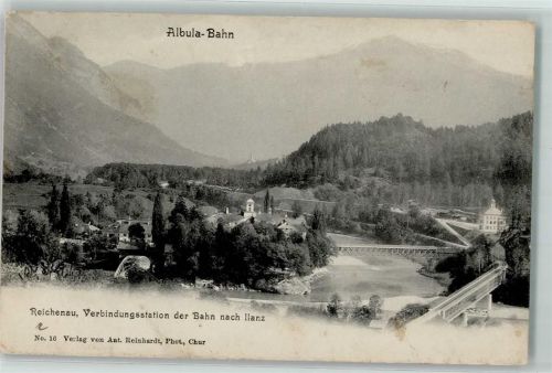 Albulabahn - Reichenau Verbindungsstation nach Ilanz
