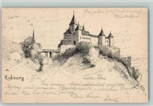 8314 Kyburg 1901 - Die Kyburg Zeichnung