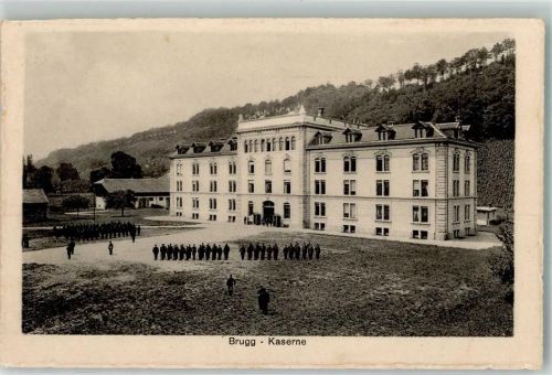5200 Brugg AG 1917 Foto AK Kaserne