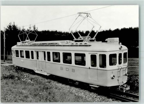 5620 Bremgarten AG - Repro Fabrikneuer Ce 4/4 6 auf dem Drei Schienengleis Bremgarten West Wohlen