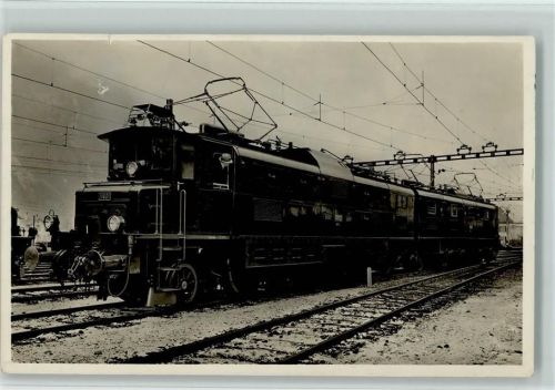1933 Foto AK Elektrische Lok der SSB