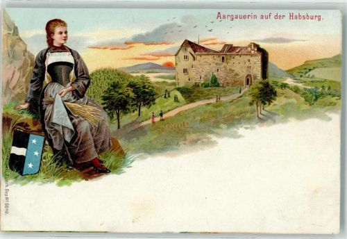 5245 Habsburg - Aargauerin Tracht Wappen