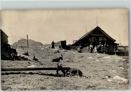 9057 Weissbad 1912 - Gasthaus Ebenalp Ziegen