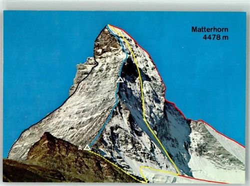 Matterhorn VS - Route Besteigung