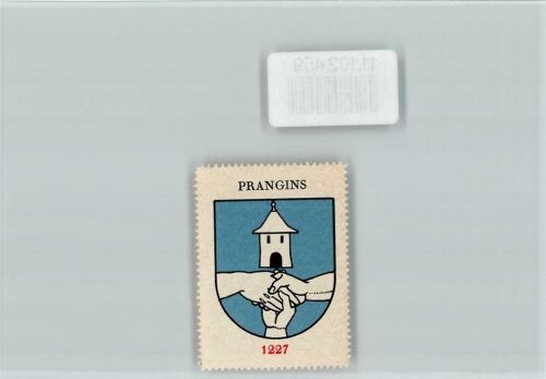 1197 Prangins - Vignette Wappen Kaffee Hag ca 1920-1940