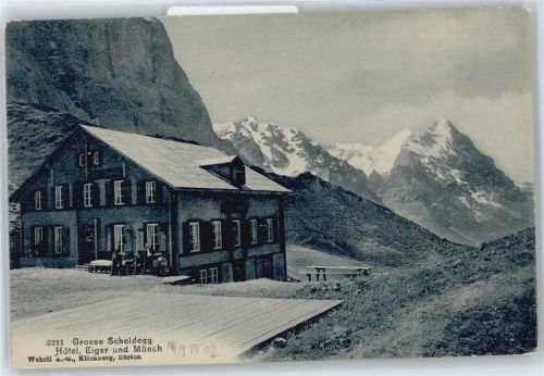 Grosse Scheidegg - Hotel, Eiger, Mönch AKU2