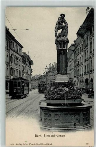3000 Bern Berne - Simsonbrunnen Straßenbahn