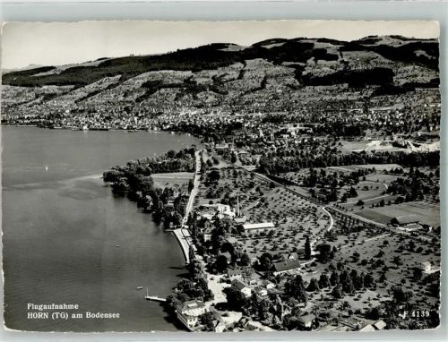 9326 Horn Foto AK Fliegeraufnahme