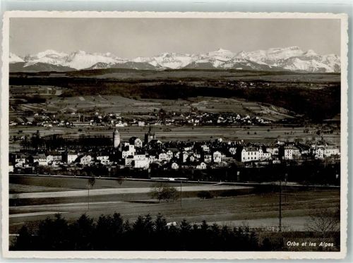 1350 Orbe Foto AK Foto Deriaz