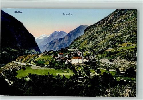 3510 Stalden BE - Ortsansicht mit Berneralpen