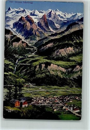 6085 Hasliberg Goldern - Ortsansicht Grosse Scheidegg