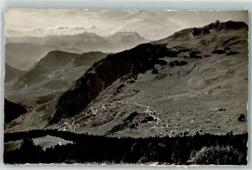 1936 Verbier Gebrauchsspuren Fliegeraufnahme