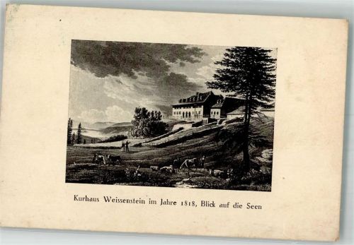 4515 Weissenstein b. Solothurn Foto AK Hotel Kurhaus im Jahr 1818