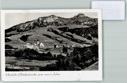 9058 Brülisau FOTO KEINE AK Foto 10cm x 7cm Neujahrswunsch