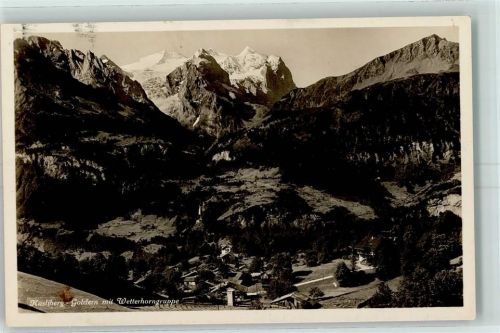 6085 Hasliberg Goldern - mit Wetterhorngruppe