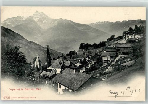 1882 Gryon 1903 - Dent du Midi