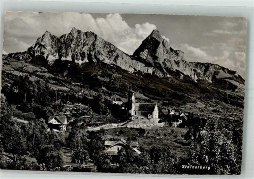 6416 Steinerberg 1945 Foto AK Kirche