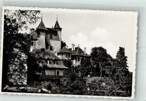 2028 Vaumarcus 1944 Foto AK Schloss Feldpost Nr. 15