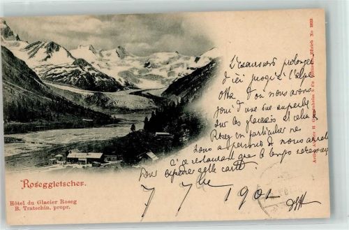 Roseg Gletscher 1901