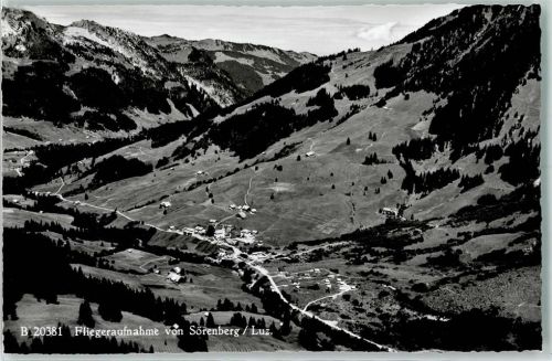 6174 Sörenberg Gebrauchsspuren Fliegeraufnahme Brienzer Rothorn