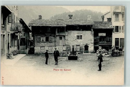 1922 Salvan - Place de Salvan
