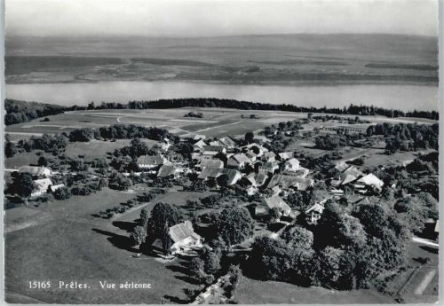 2515 Prêles - Fliegeraufnahme, Hotel, Pension de l´Ours
