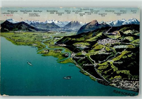 9424 Rheineck - Bodensee Vogelschau