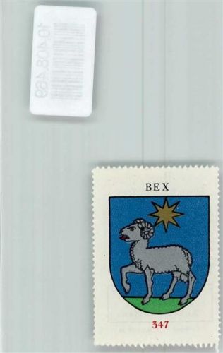 1880 Bex - Vignette Wappen Kaffee Hag ca 1920-1940 Widder