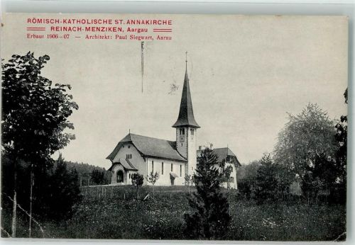5737 Menziken Gebrauchsspuren St. Annakirche Architekt Siegwart