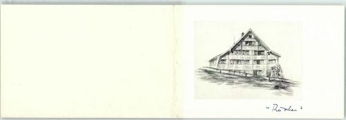 7154 Ruschein Klapp AK Ort handschriftlich